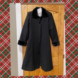 SOLD Girls Princess Kate styled winter coat 12/14